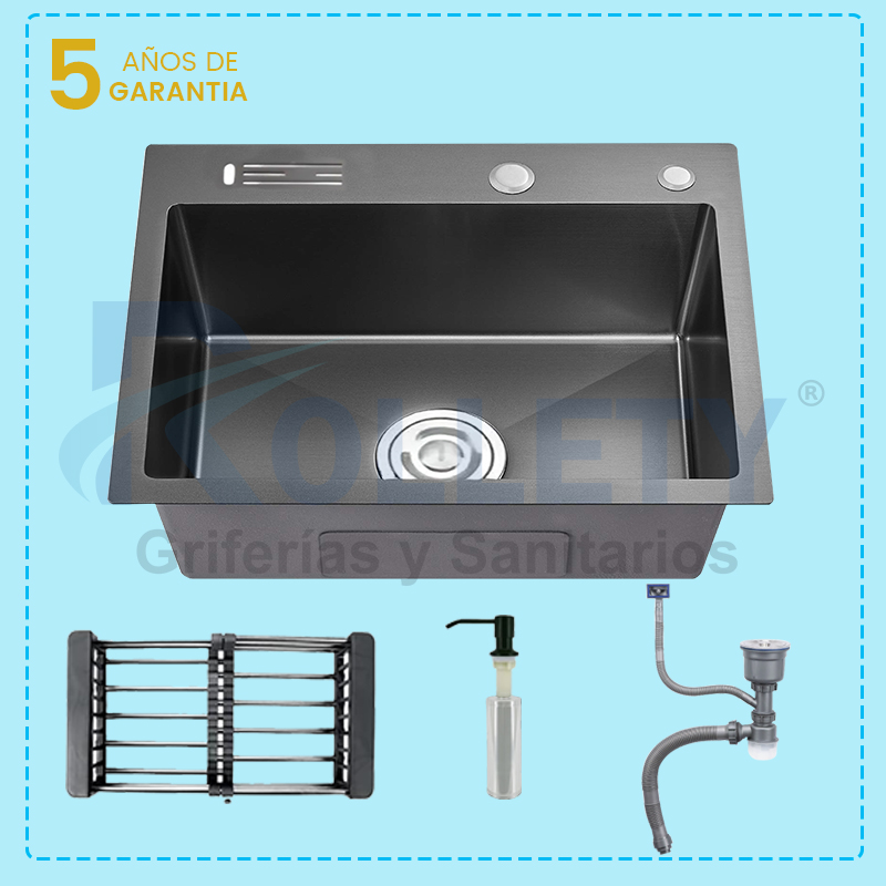 LAVADERO BLACK 60 X 45- LINEA PREMIUM