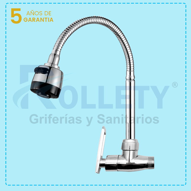 LLAVE COCINA FLEXIBLE PARED - TUMY