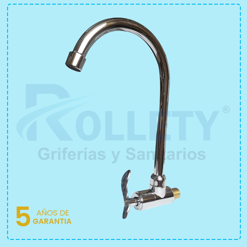 LLAVE COCINA PICO ALTO MANIJA ONDAS